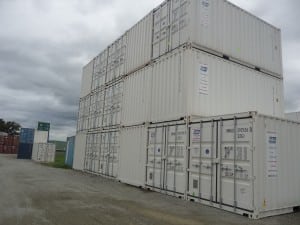 storage conainers at a storage facility in Henderson in Perth's southern suburbs