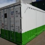 Exterior of a Self Storage shipping container WA